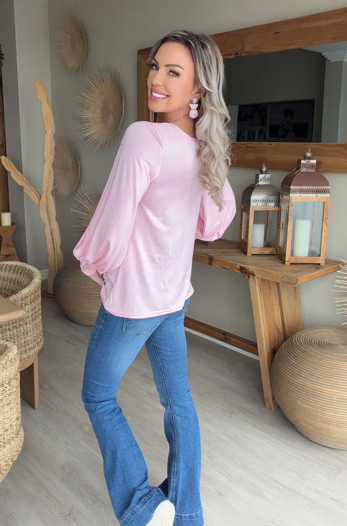 Pienk Olga top